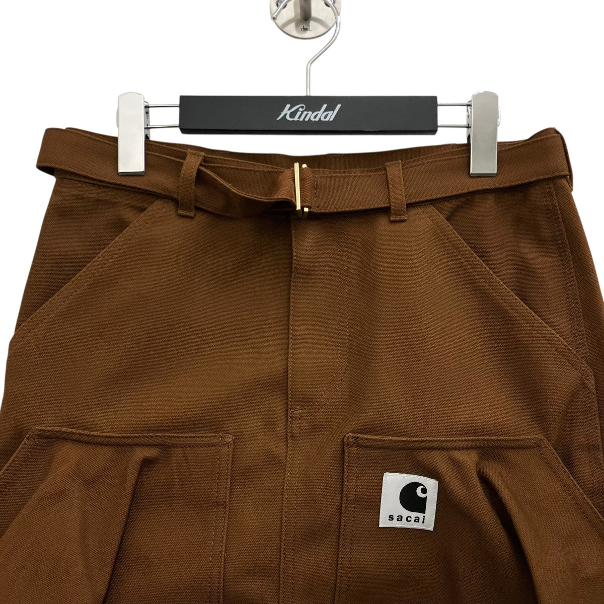 sacai×CarHartt 【Carhartt WIP Skirt】タックスカート25-08086 古着・中古-3枚目のアイテム画像
