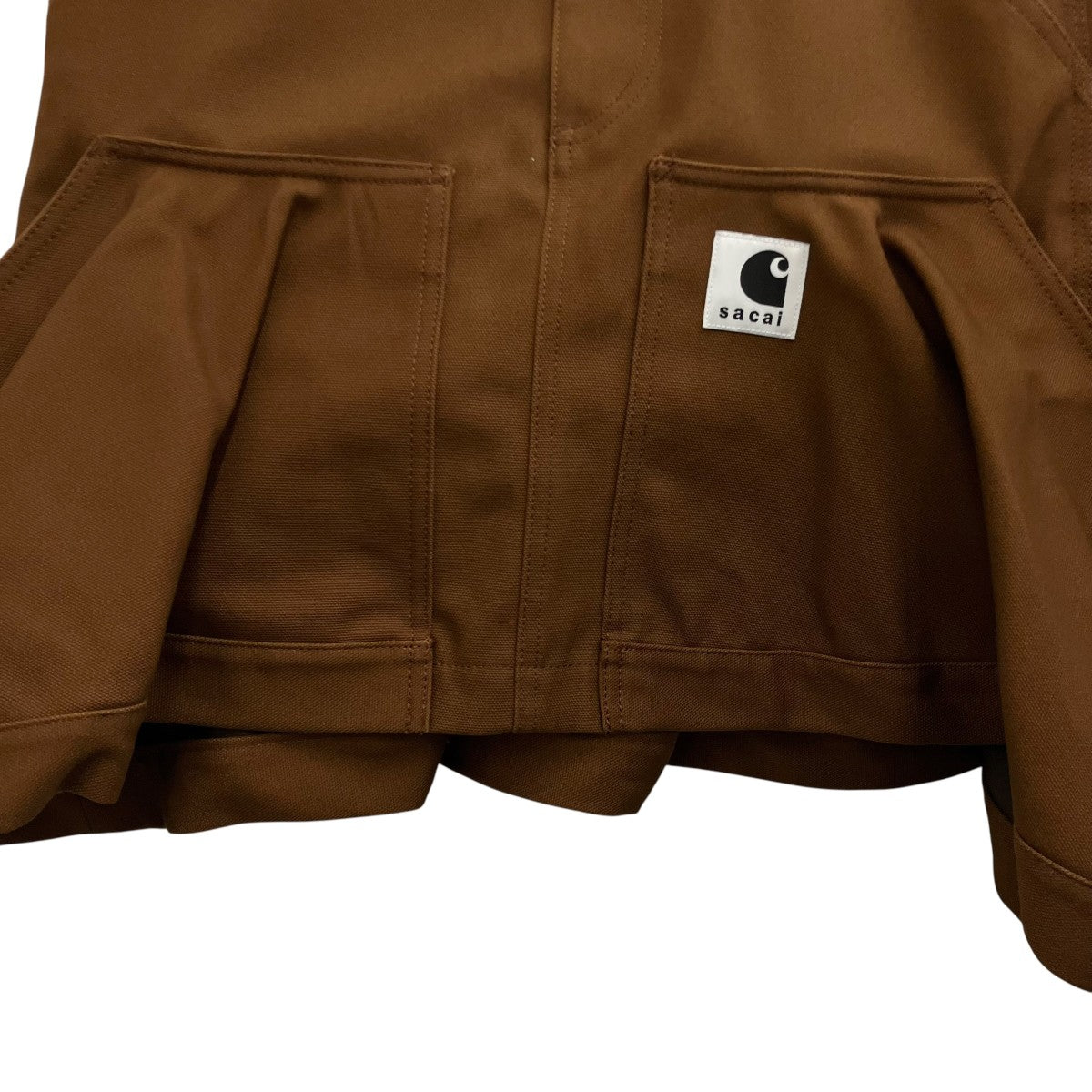 sacai×CarHartt 【Carhartt WIP Skirt】タックスカート25-08086 古着・中古-4枚目のアイテム画像