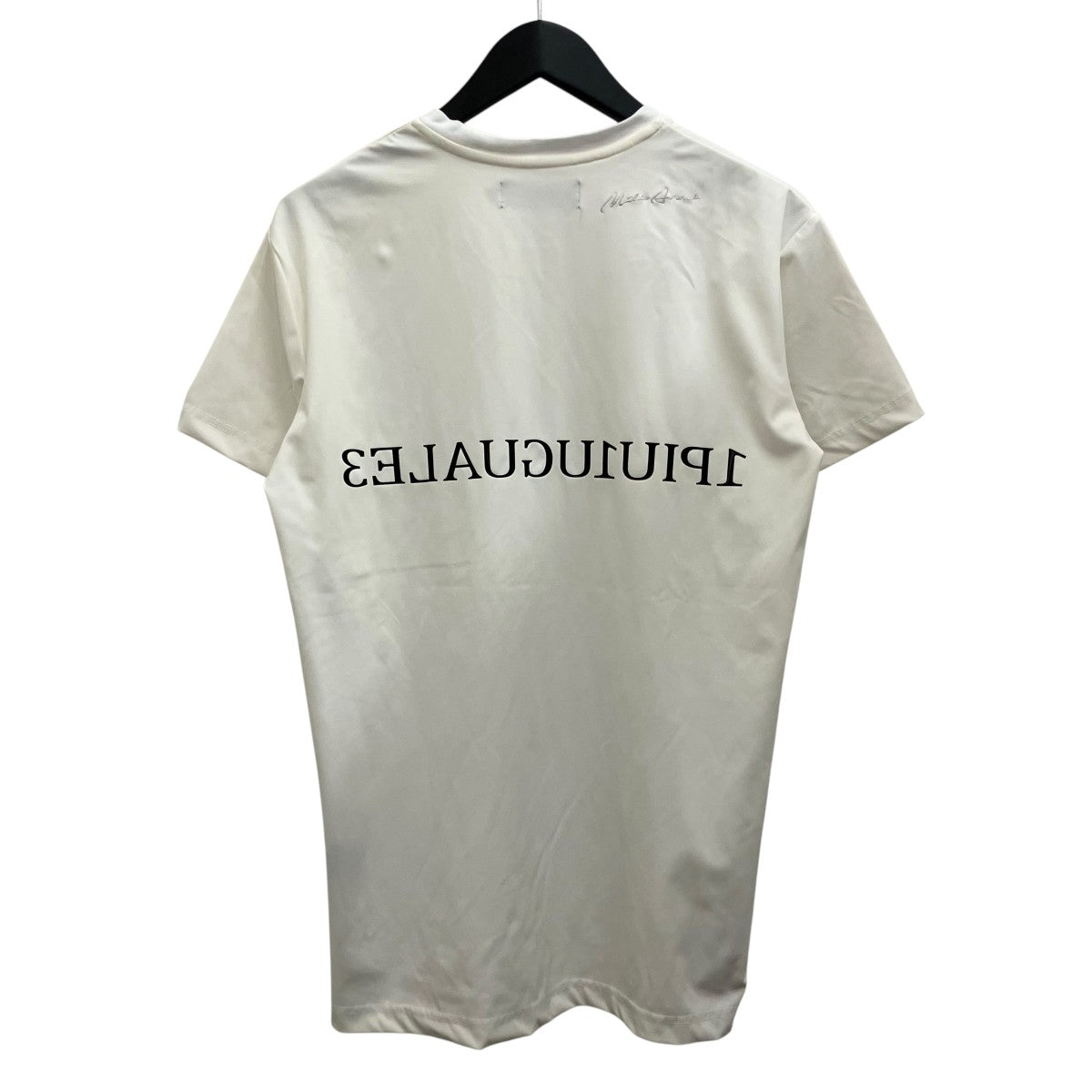 1piu1uguale3 SPORT×MIKURU ASAKURA 【HYBRID CREW MIRROR LOGO TEE SHIR】ロゴTシャツMA004 古着・中古-2枚目のアイテム画像