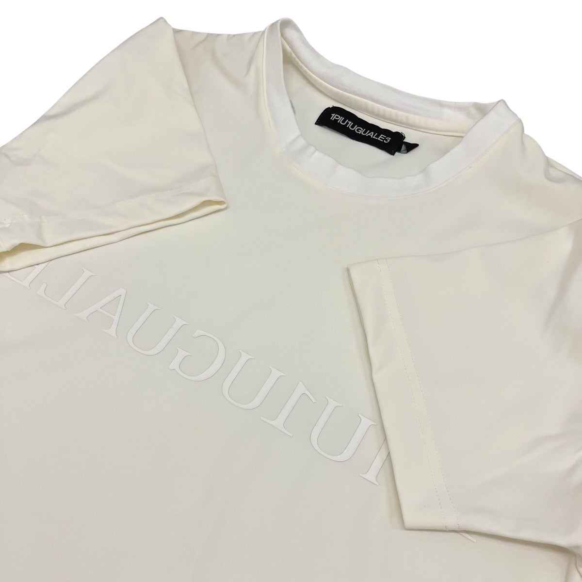 1piu1uguale3 SPORT×MIKURU ASAKURA 【HYBRID CREW MIRROR LOGO TEE SHIR】ロゴTシャツMA004 古着・中古-5枚目のアイテム画像