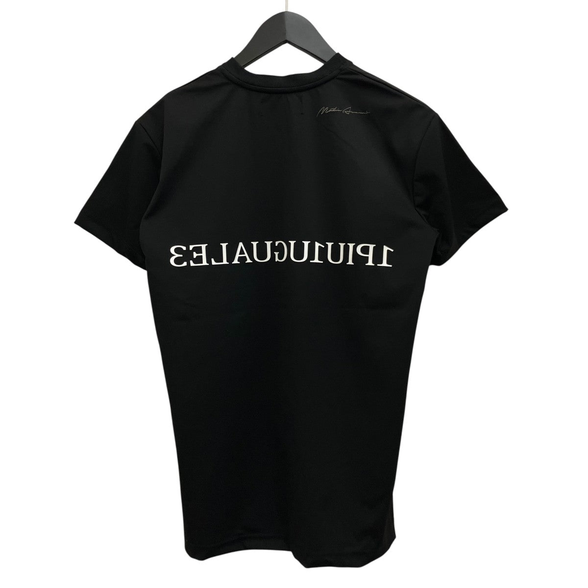 1piu1uguale3 SPORT×MIKURU ASAKURA 【HYBRID CREW MIRROR LOGO TEE SHIRT 】ロゴTシャツ 古着・中古-2枚目のアイテム画像
