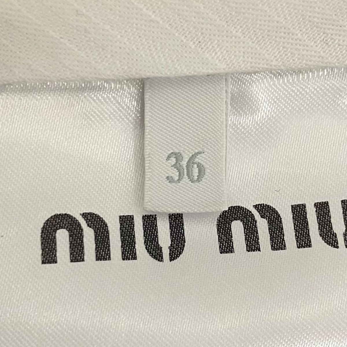 MIU MIU キッドモヘヤ パンツMP1942 古着・中古-6枚目のアイテム画像