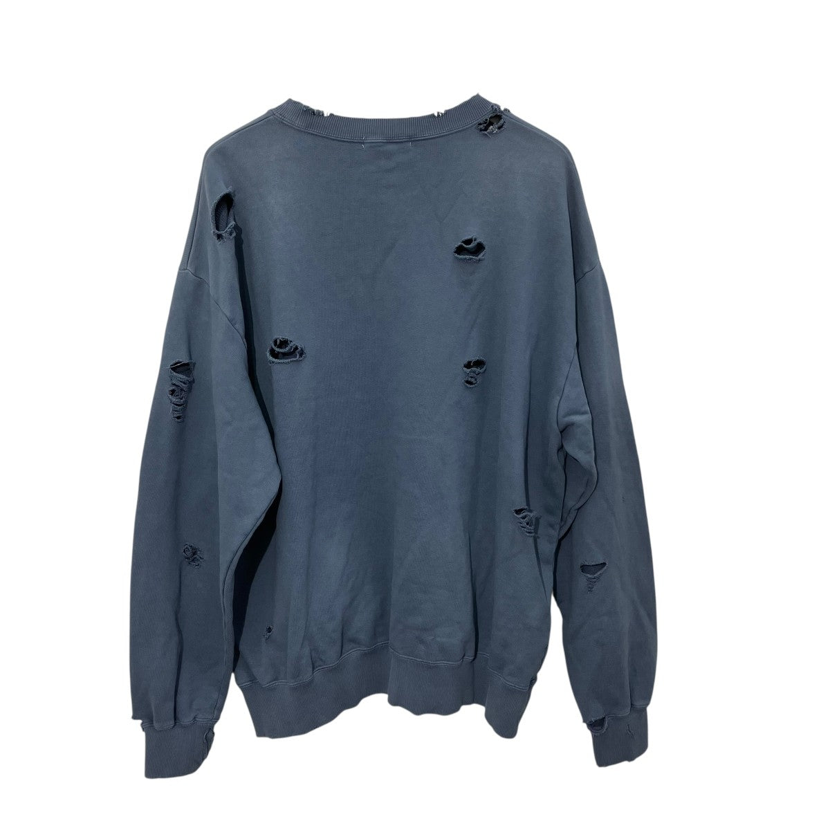 FLAGSTUFF ユーズド加工ヘビーウェイトクルーネックスウェット22AW-FS-28 古着・中古-2枚目のアイテム画像