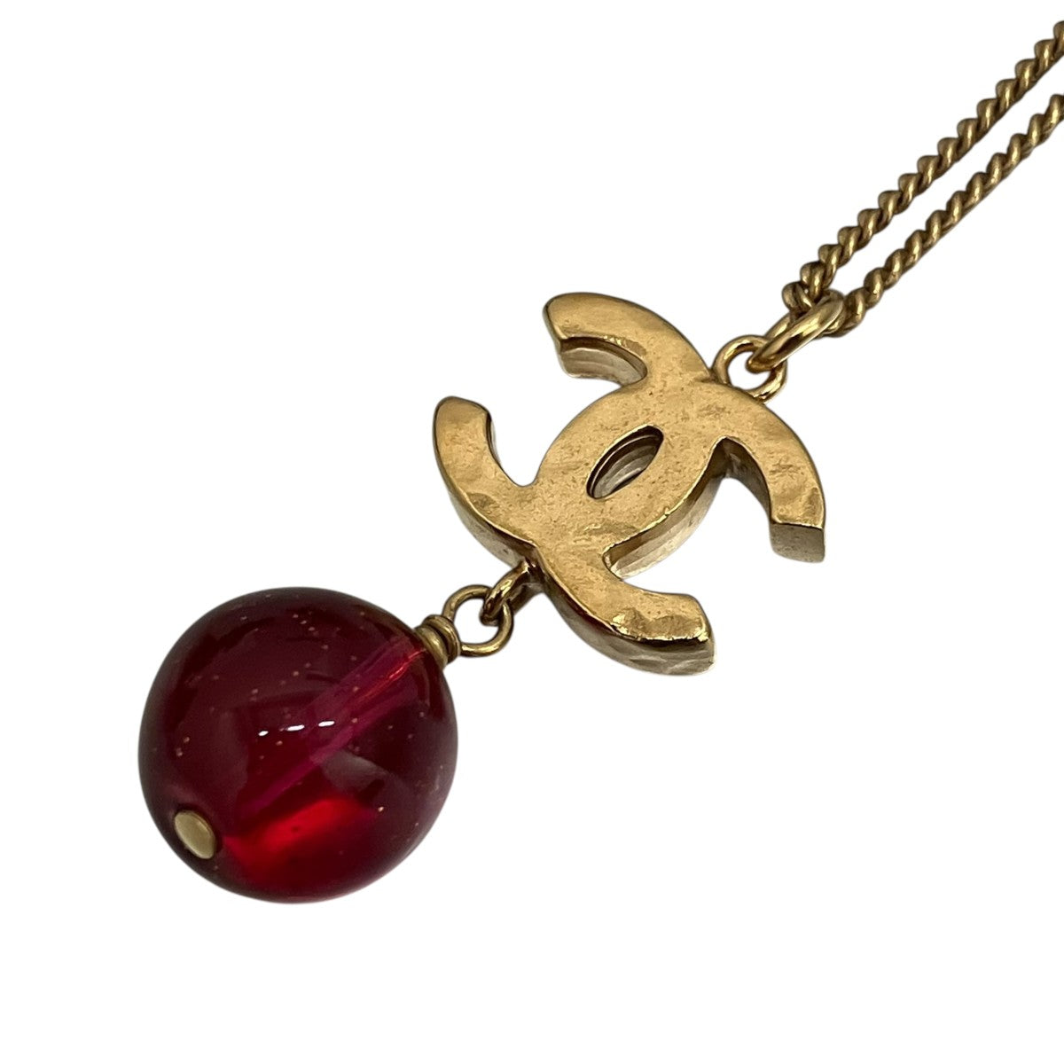 CHANEL ココマーク＆ストーンネックレス 古着・中古-7枚目のアイテム画像