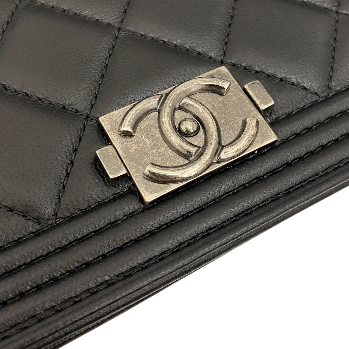 CHANEL ボーイシャネルロングウォレット 古着・中古-6枚目のアイテム画像