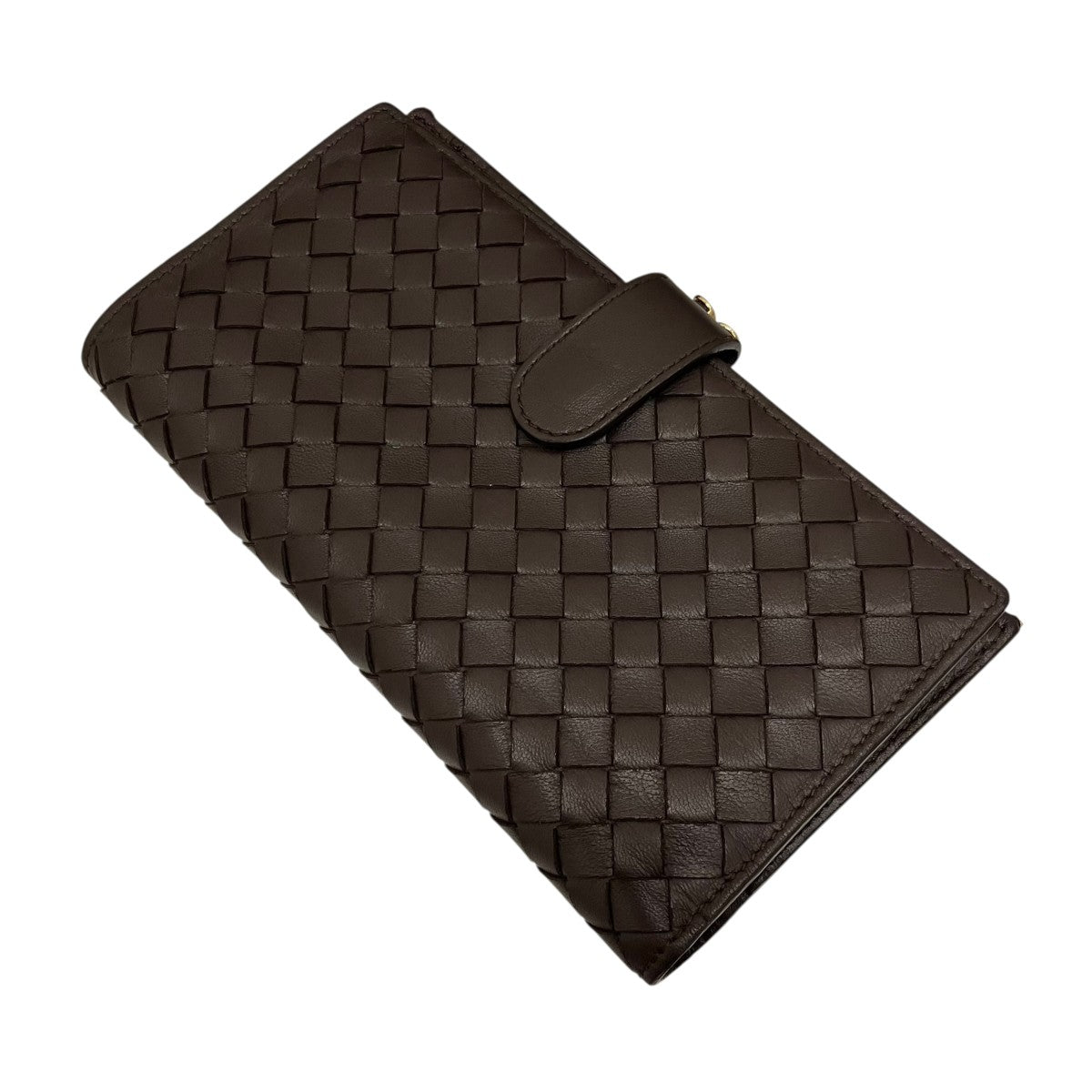 BOTTEGA VENETA イントレチャート長財布 古着・中古-1枚目のアイテム画像
