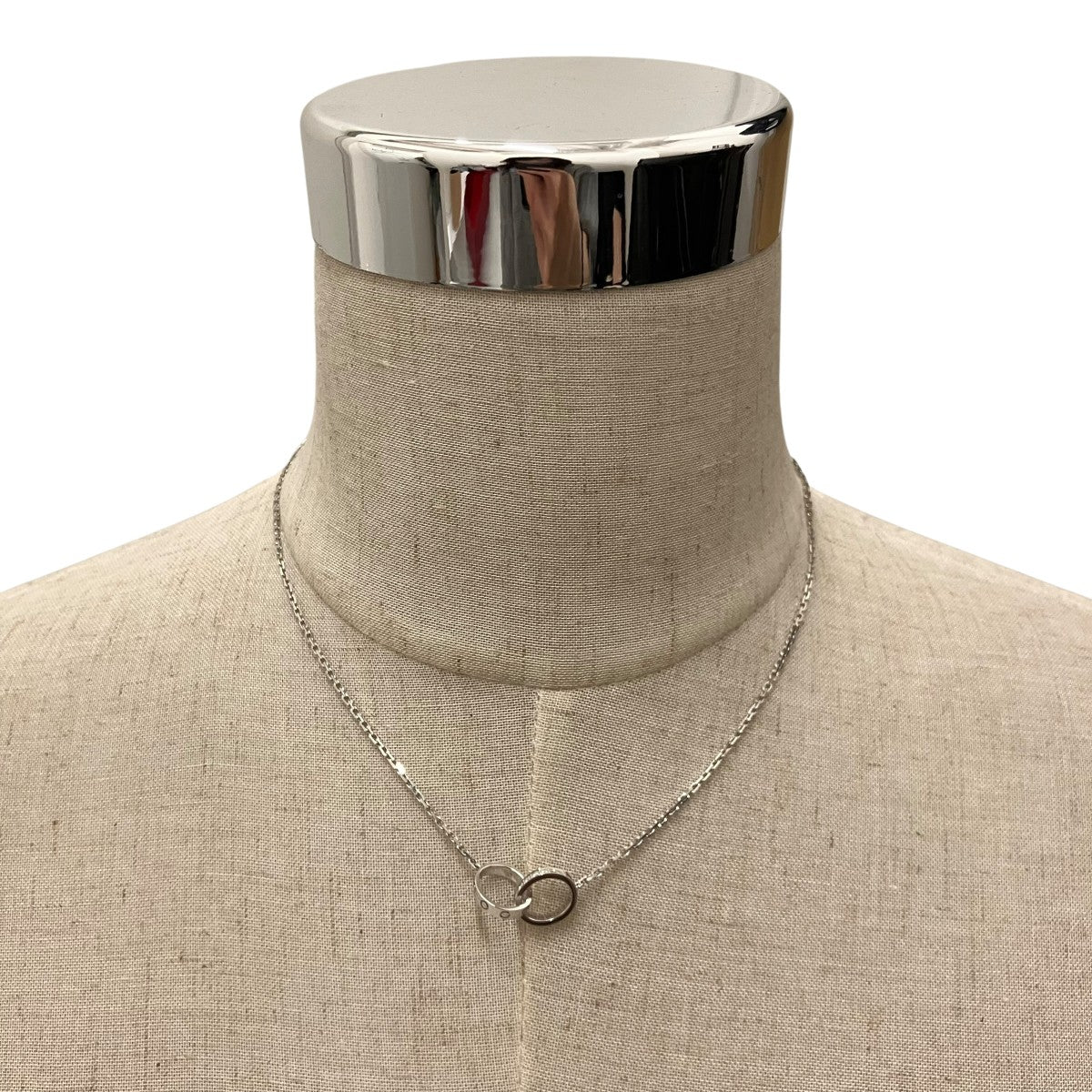 Cartier ダイヤ入りベビーラブネックレス 古着・中古-2枚目のアイテム画像