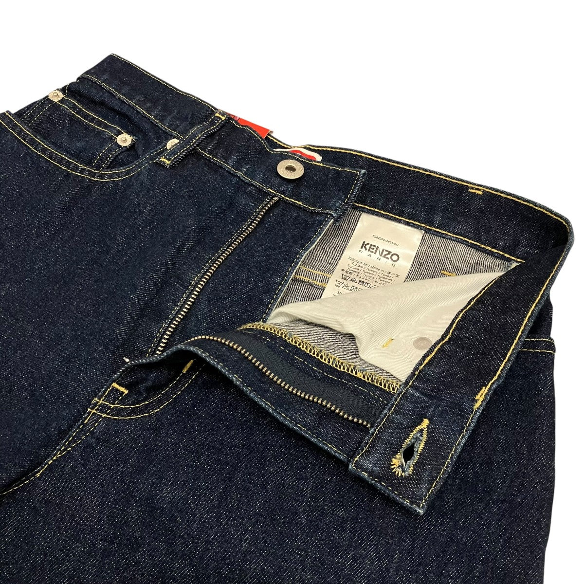KENZO 【ASAGAO STRAIGHT JEANS】デニムパンツFD62DP2106B1 古着・中古-5枚目のアイテム画像