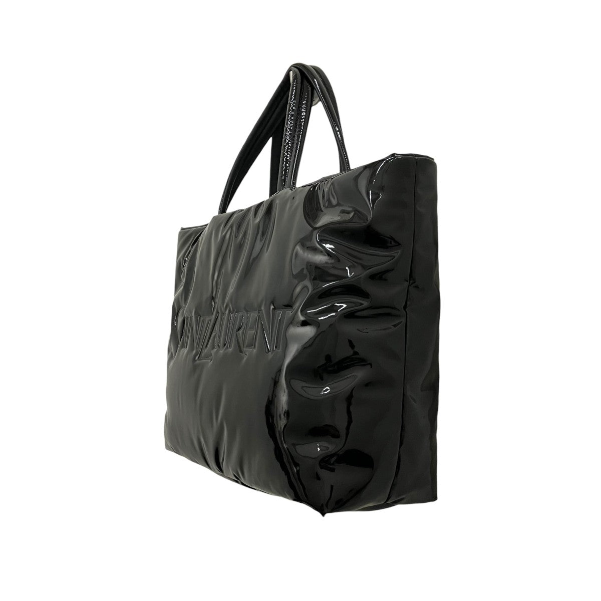 Saint Laurent Paris ロゴパテントマキシトートバッグ777487 古着・中古-3枚目のアイテム画像