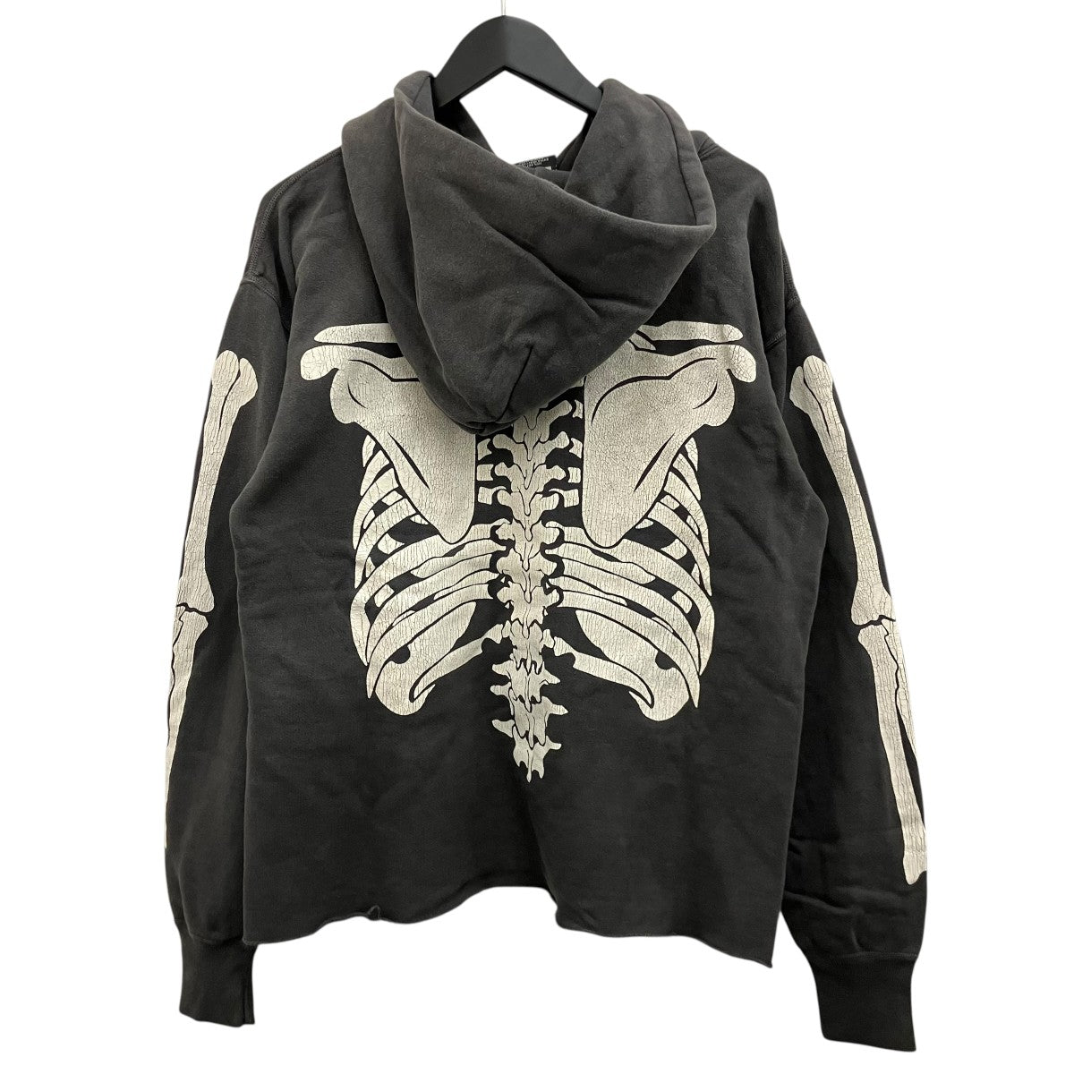 SAINT MICHAEL 【BONE HOODIE】ヴィンテージ加工パーカーSM-A22-0000-080 古着・中古-2枚目のアイテム画像