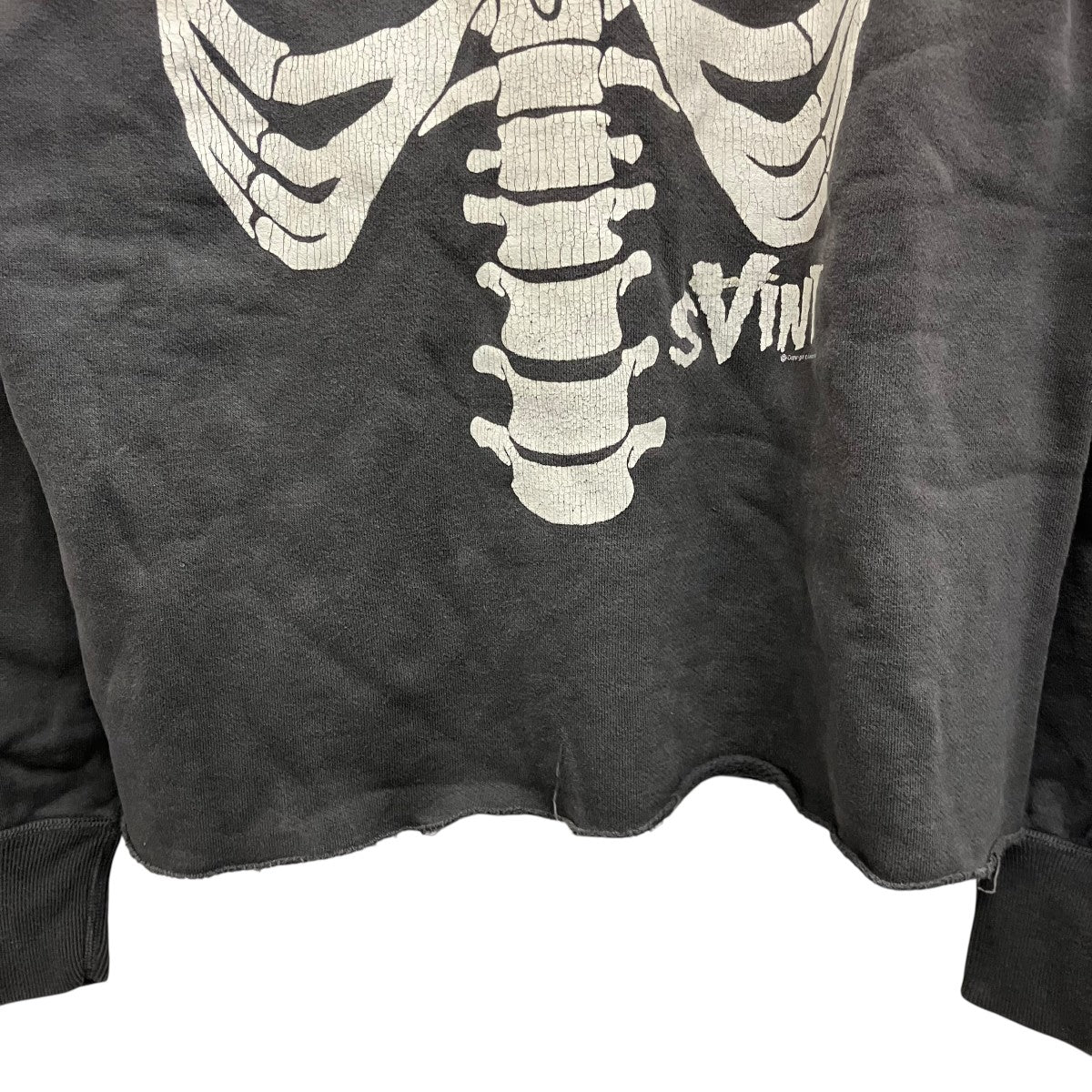 SAINT MICHAEL 【BONE HOODIE】ヴィンテージ加工パーカーSM-A22-0000-080 古着・中古-4枚目のアイテム画像