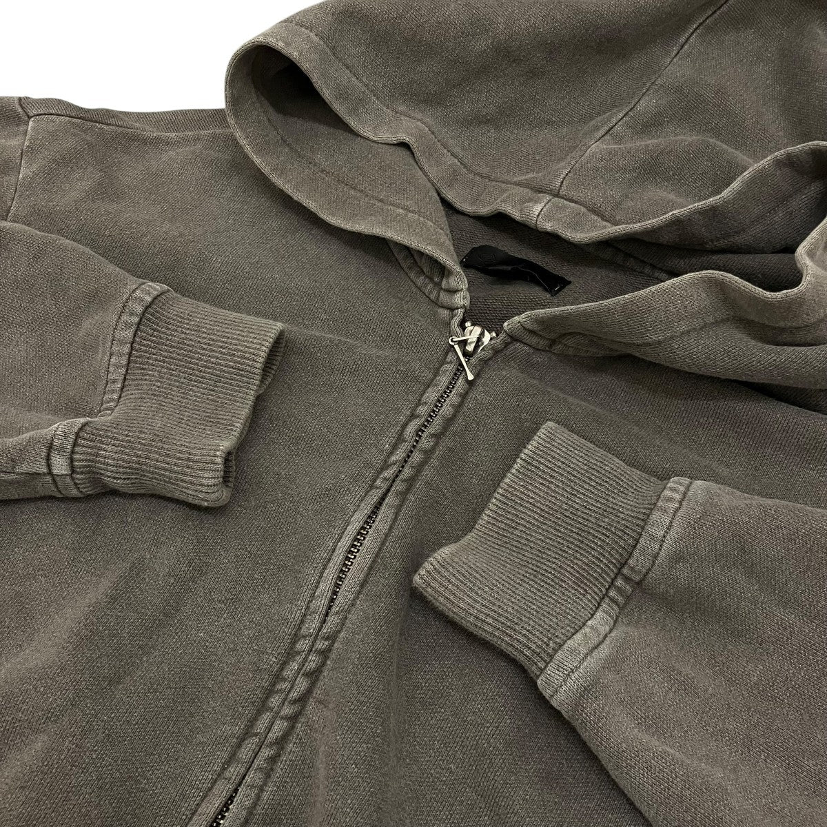 Omar Afridi 24AW【SHABBY FULL ZIPPED HOODIE】ジップパーカーOA-AW24-JER-101-02 古着・中古-5枚目のアイテム画像