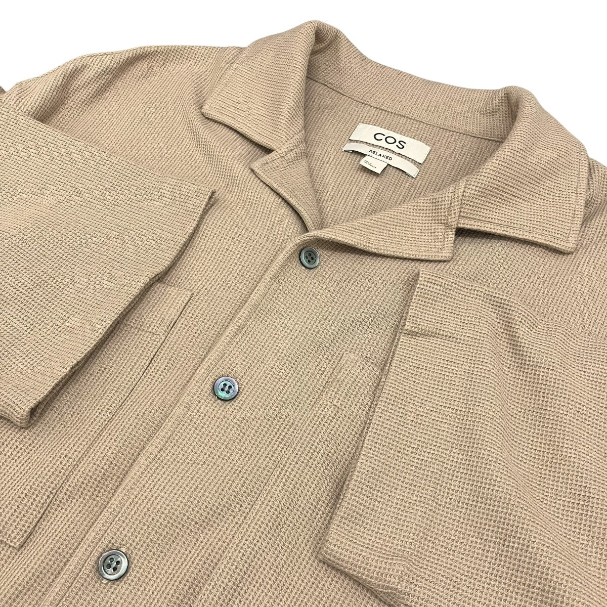 COS ワッフル半袖シャツ 古着・中古-5枚目のアイテム画像
