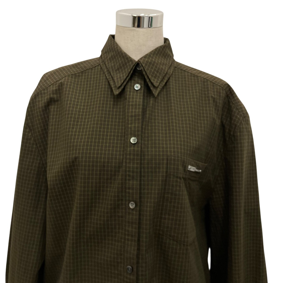 【DOUBLE COLLAR POWER SHIRT OVER SHIRT】チェックシャツ31252315601