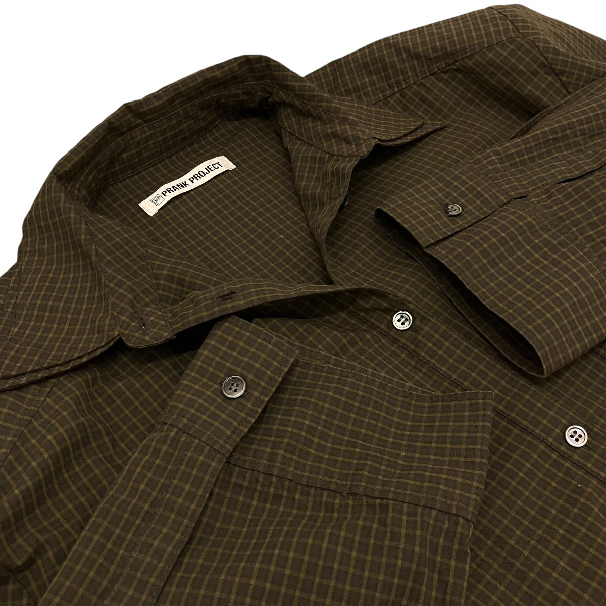 【DOUBLE COLLAR POWER SHIRT OVER SHIRT】チェックシャツ31252315601