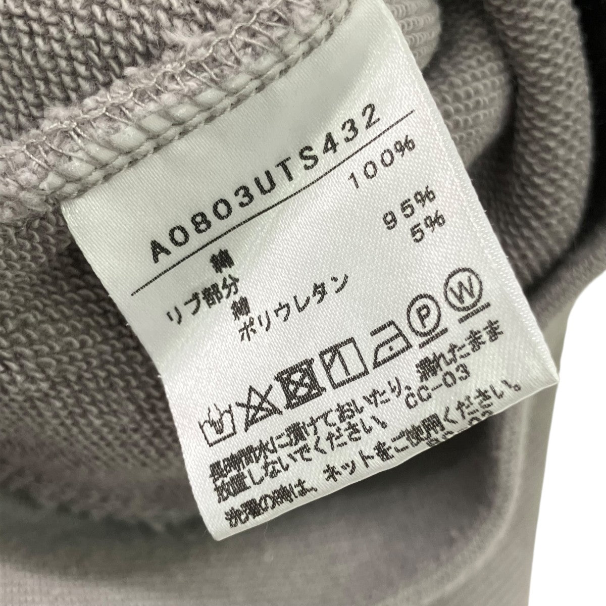 THIRD MAGAZINE ロゴプルオーバーパーカーA0803UTS432 古着・中古-5枚目のアイテム画像