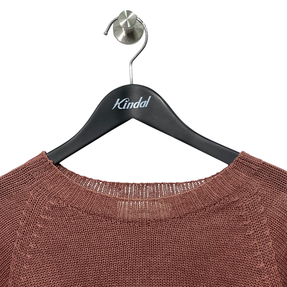 SARAHWEAR Linen Three-quarter Sleeves Sweaterプルオーバーニット 古着・中古-3枚目のアイテム画像