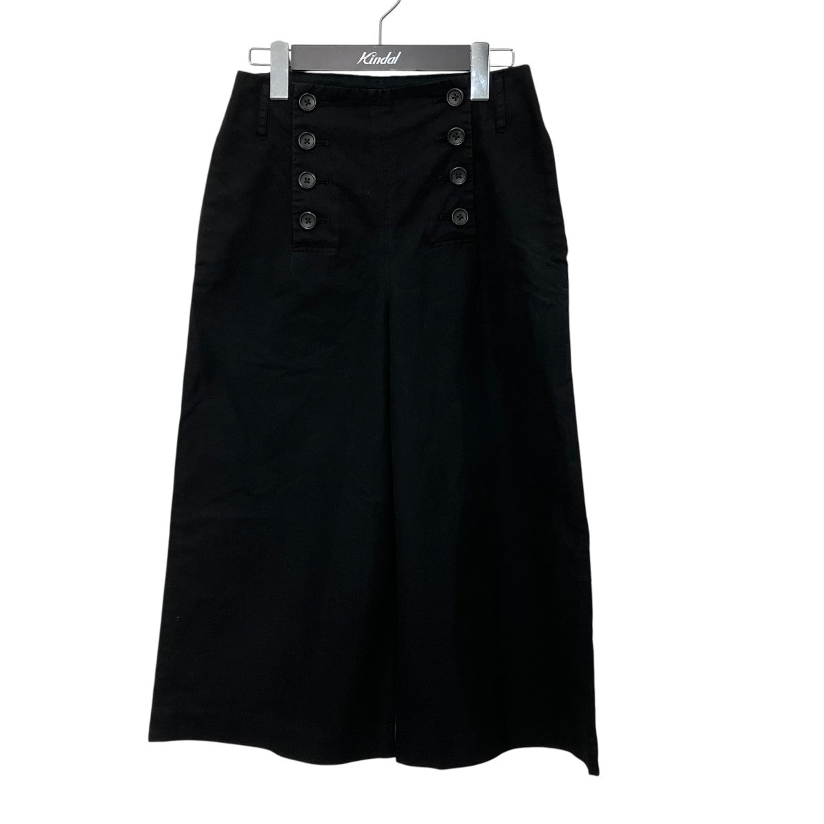 専用です❗️マーガレットハウエル ラップ キュロットパンツブラック　Ⅲ MARGARET HOWELL(マーガレットハウエル) クロップドパンツ578-144303