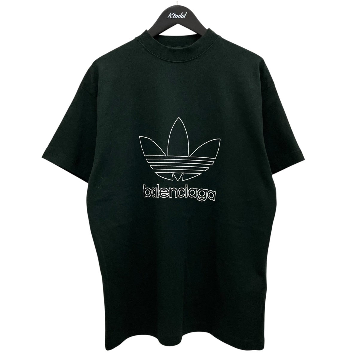 BALENCIAGA×adidas トレフォイル刺繍Tシャツ723976 古着・中古-1枚目のアイテム画像