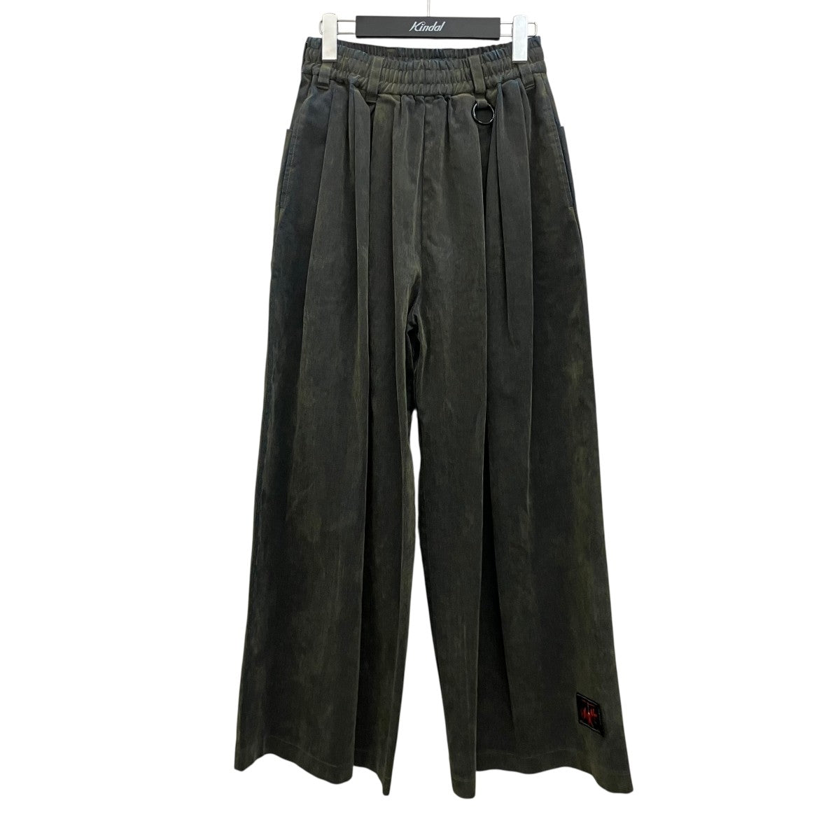 SYUMAN． 25AWフロッキー加工パンツ25fw-SY021Ex 古着・中古-1枚目のアイテム画像