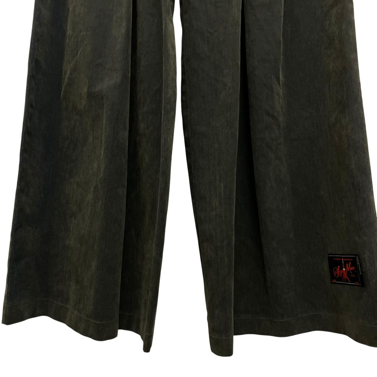 SYUMAN． 25AWフロッキー加工パンツ25fw-SY021Ex 古着・中古-4枚目のアイテム画像