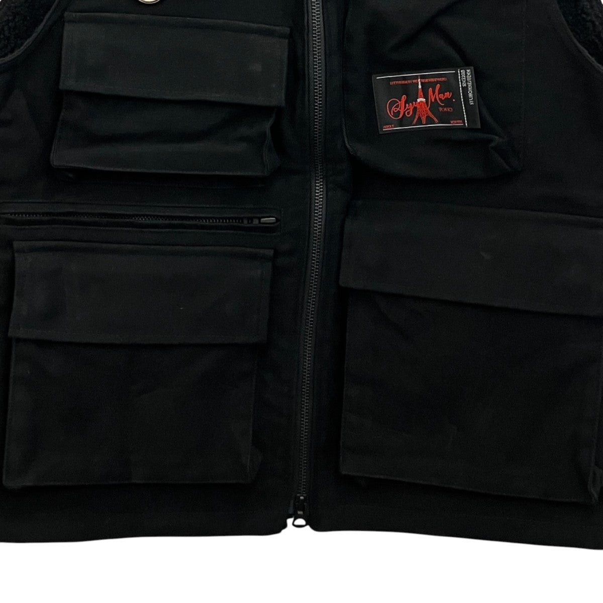 SYUMAN． 25AWモールスキン タクティカル リバーシブル ベスト25fw-SY010-A 古着・中古-4枚目のアイテム画像