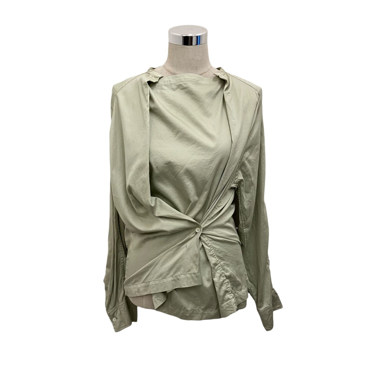 LEMAIRE 【TWISTED TOP SHIRT】ブラウスTO1081 LF1130 古着・中古-2枚目のアイテム画像