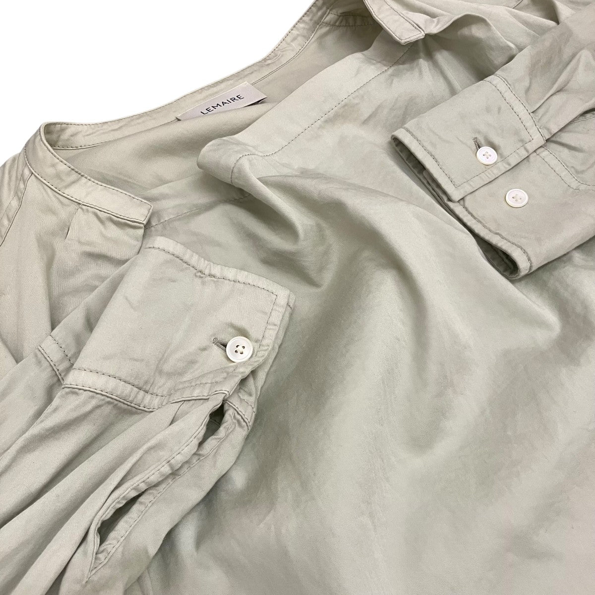 LEMAIRE 【TWISTED TOP SHIRT】ブラウスTO1081 LF1130 古着・中古-6枚目のアイテム画像