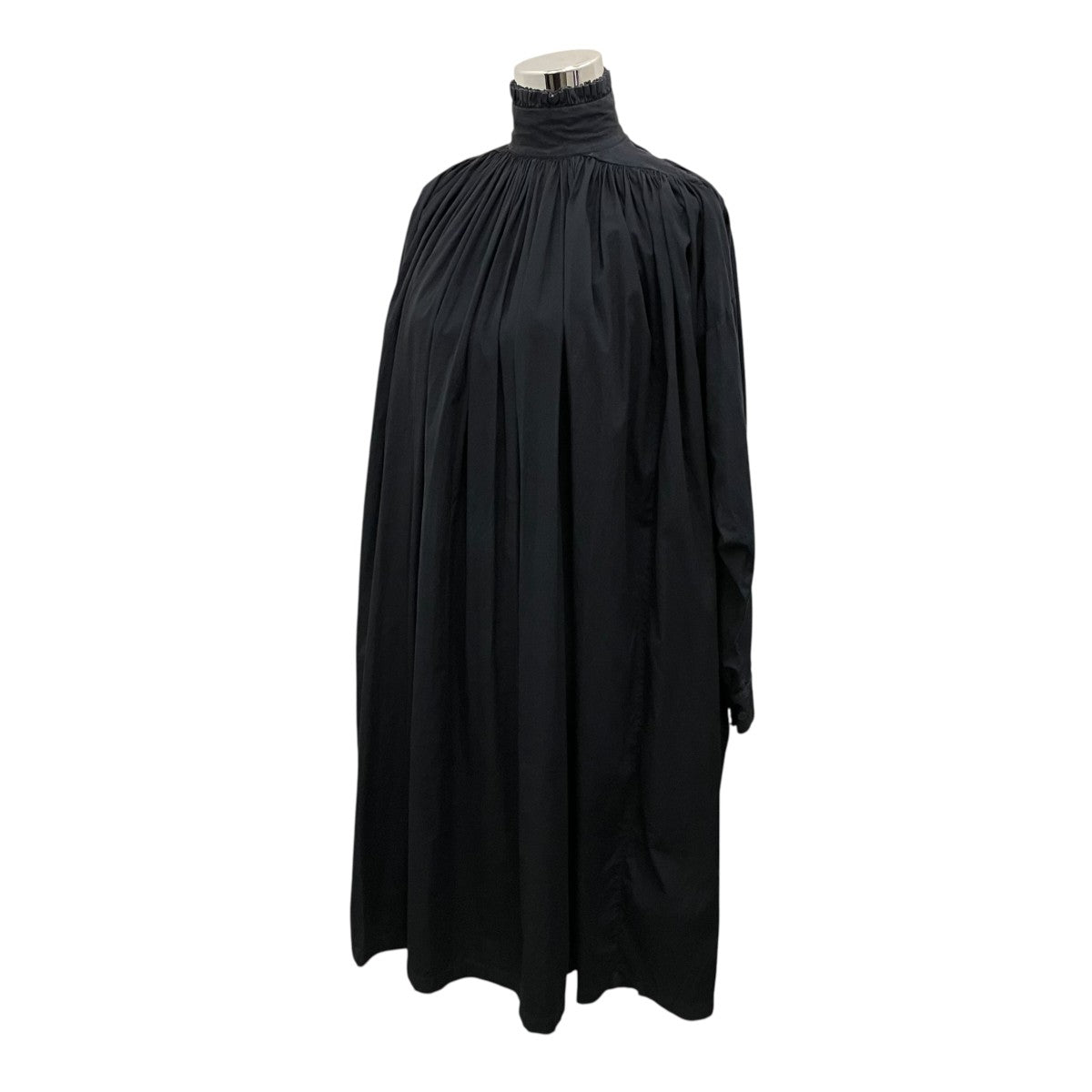 DRIES VAN NOTEN ギャザーワンピース71-06-44-06004 古着・中古-1枚目のアイテム画像