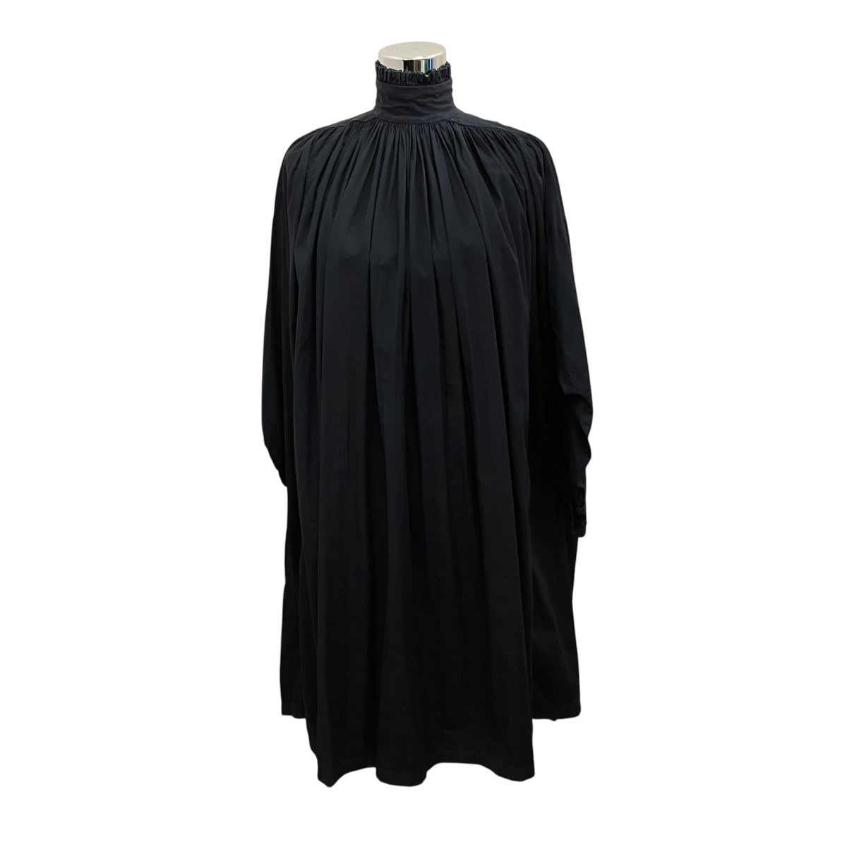 DRIES VAN NOTEN ギャザーワンピース71-06-44-06004 古着・中古-2枚目のアイテム画像