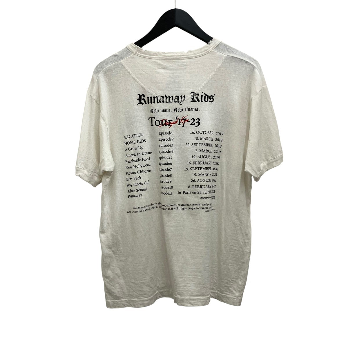 DAIRIKU 【NEW TRIM TEE】Tシャツ23SS C-4 古着・中古-2枚目のアイテム画像