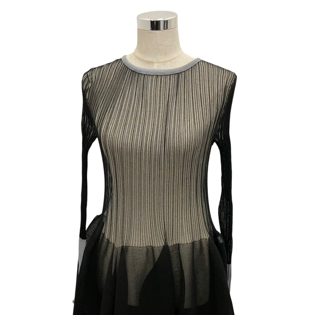 CFCL 【POTTERY LUCENT DRESS】メッシュニットワンピース3CF005KH046 古着・中古-4枚目のアイテム画像