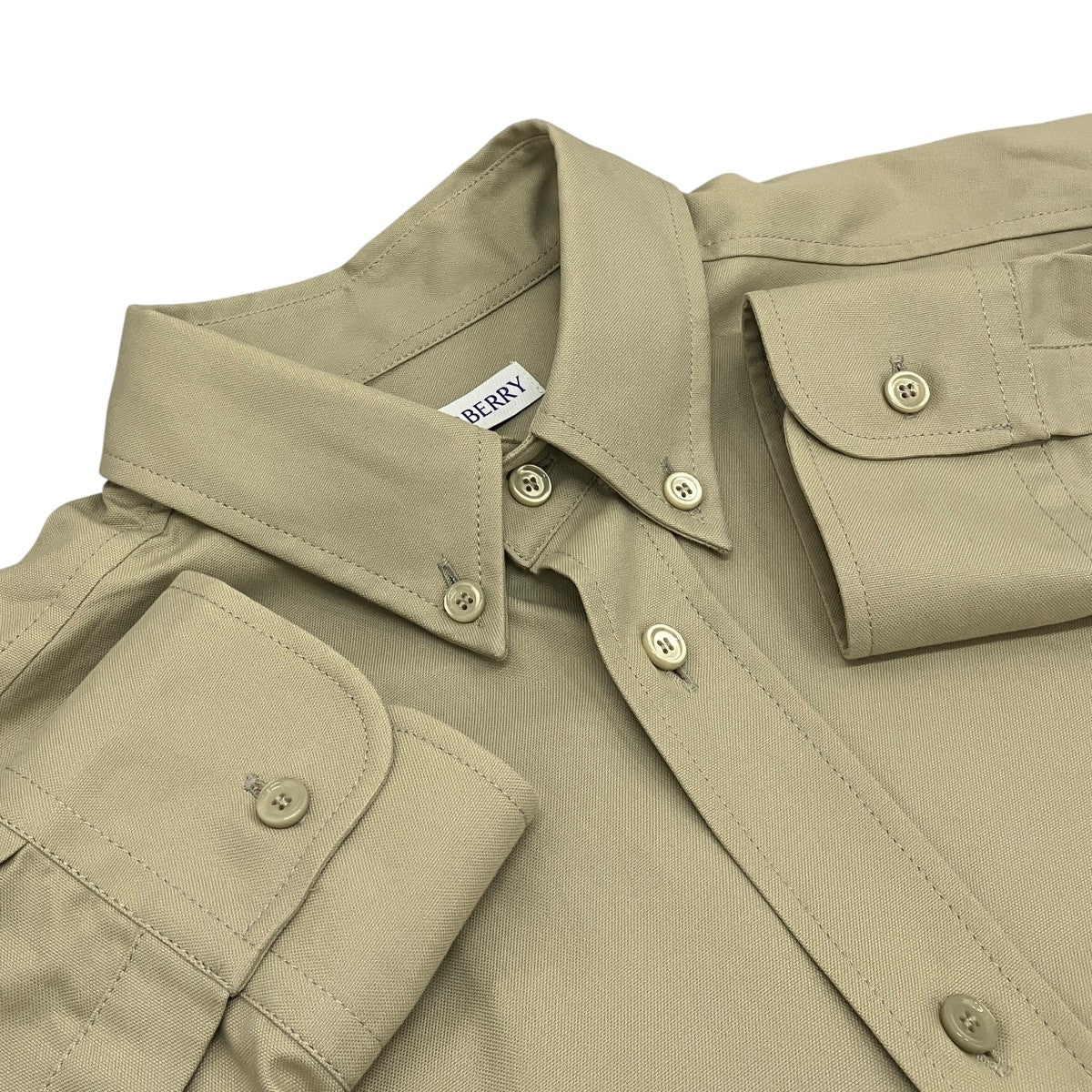 BURBERRY ロゴオックスフォードシャツ8082303 古着・中古-5枚目のアイテム画像