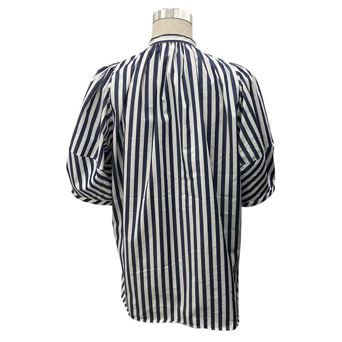 HYKE 【STRIPED BALLOON SLEEVE BLOUSE】ブラウス231-15190 008 古着・中古-2枚目のアイテム画像