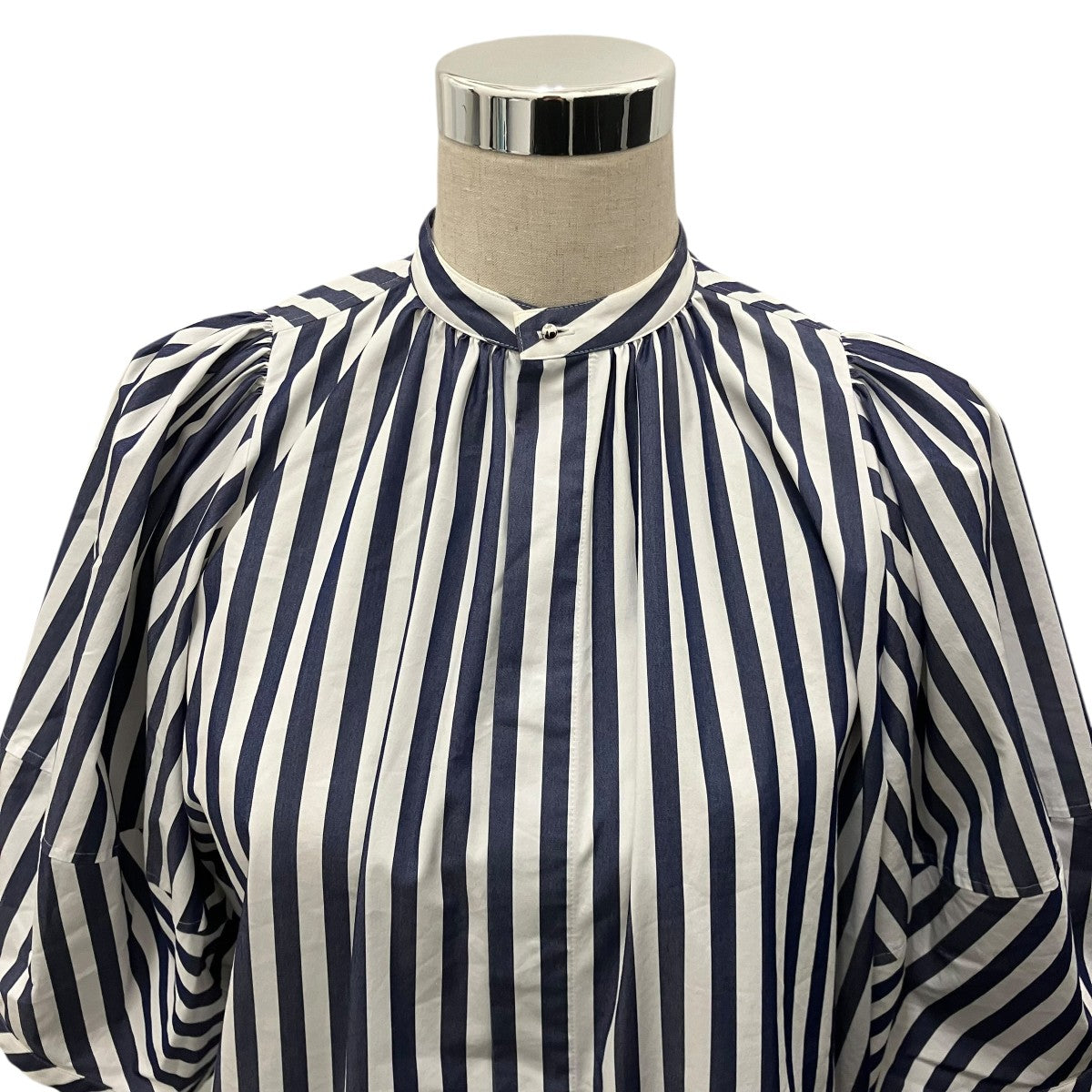 HYKE 【STRIPED BALLOON SLEEVE BLOUSE】ブラウス231-15190 008 古着・中古-4枚目のアイテム画像