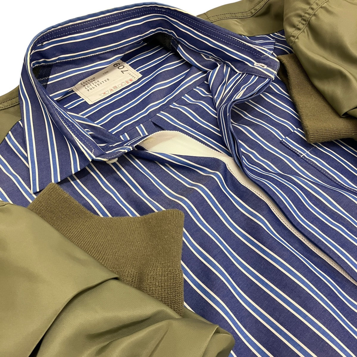 sacai(サカイ) 24SS【COTTON POPLIN x NYLON TWILL DRESS】ツイル