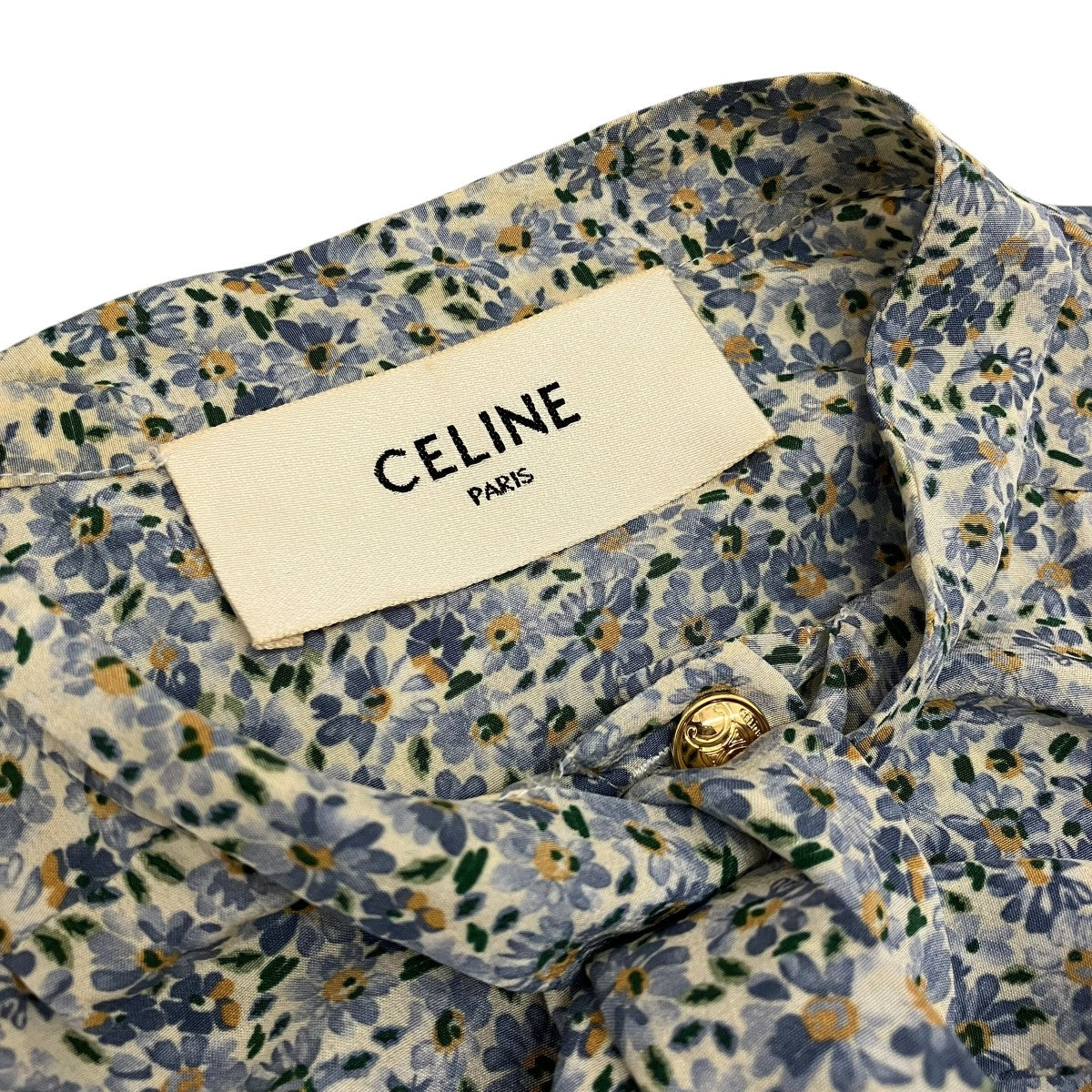 CELINE(セリーヌ) ボウタイフラワーワンピース2R47B307O 2R47B307O