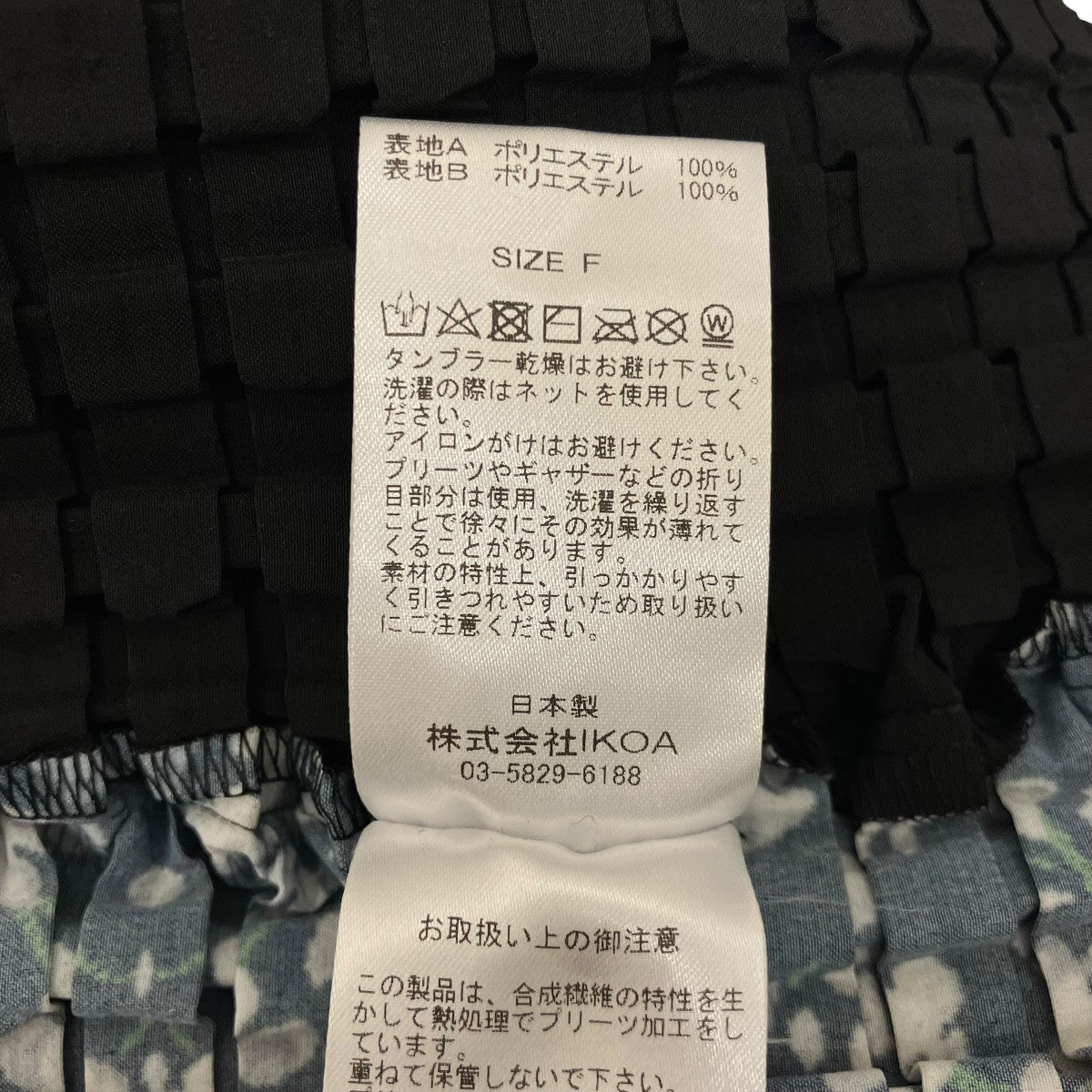 AKIKOAOKI(アキコアオキ) フラワープリン 半袖ワンピースAA22AW-D04-01