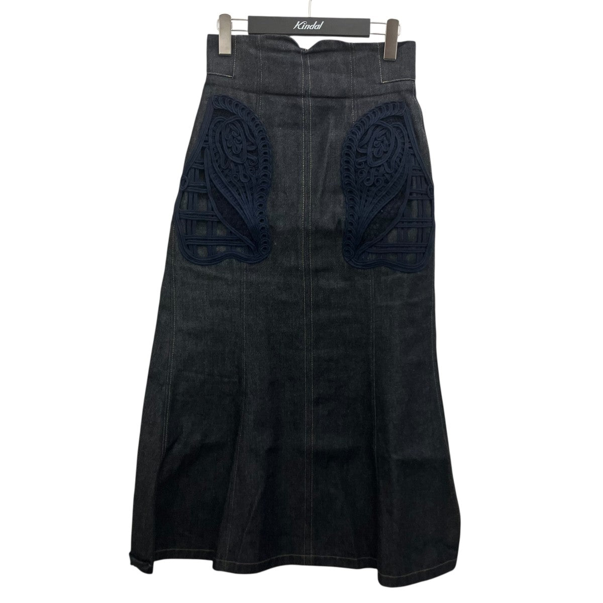 mame kurogouchi(マメクロゴウチ) 24AW【Cord Embroidery Detail Denim