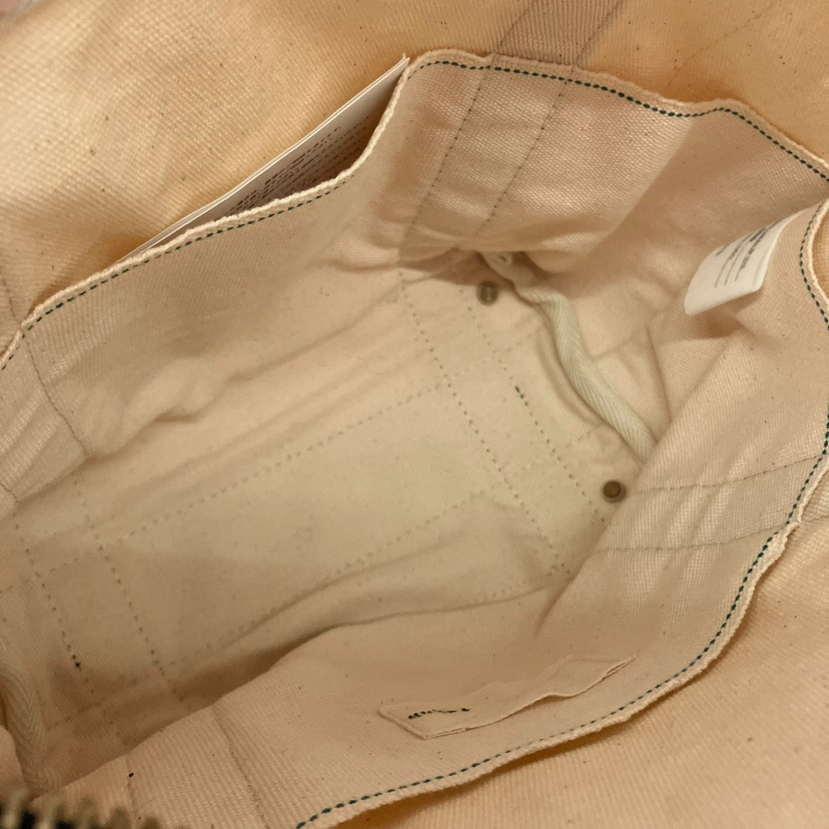 SELVEDGE CANVAS ZIP TOTEトートバッグ