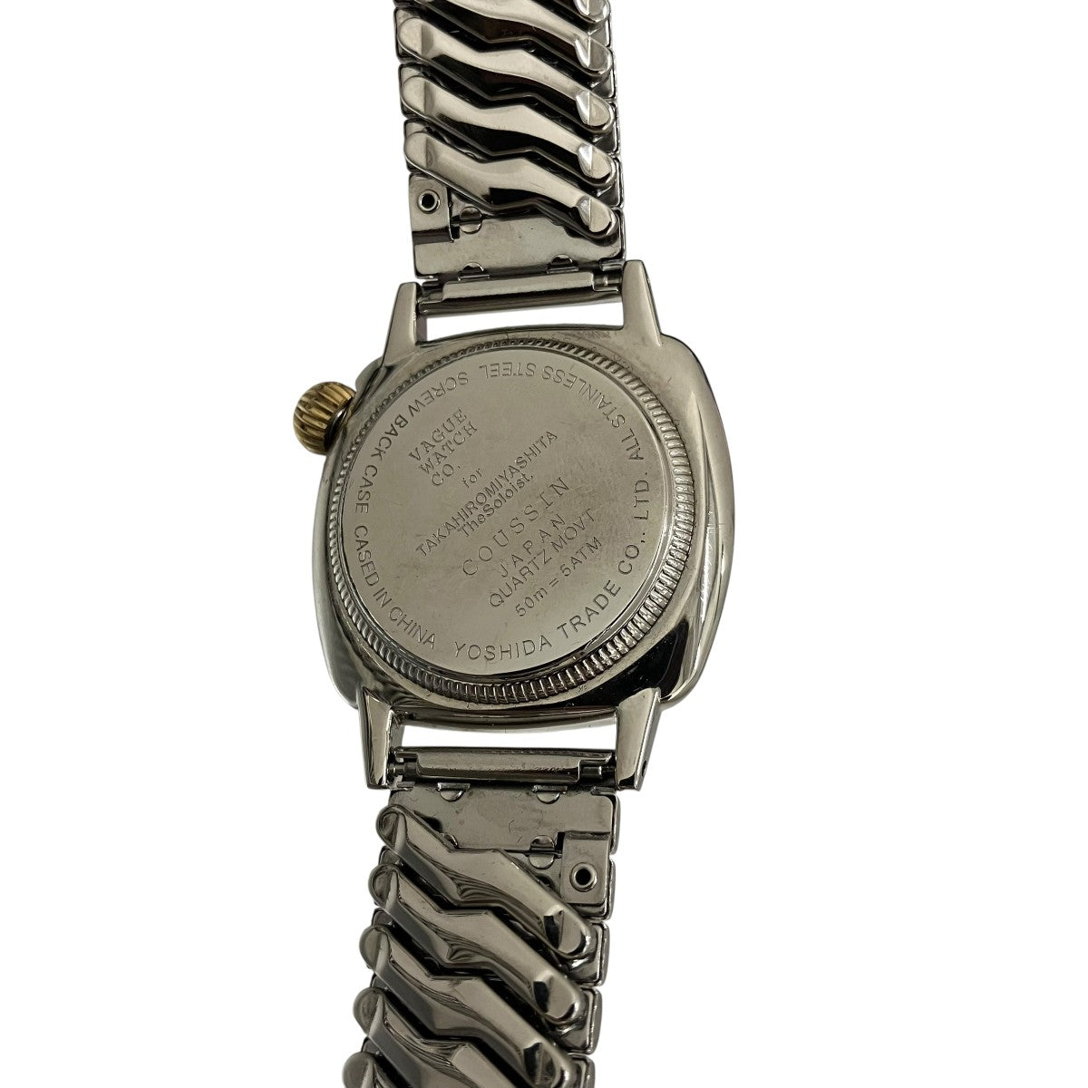 VAGUE WATCH CO．×TAKAHIROMIYASHITA TheSoloIst． 【COUSSIN TYPE(L) EXTENSION DOUBLE BELT】時計 古着・中古-9枚目のアイテム画像