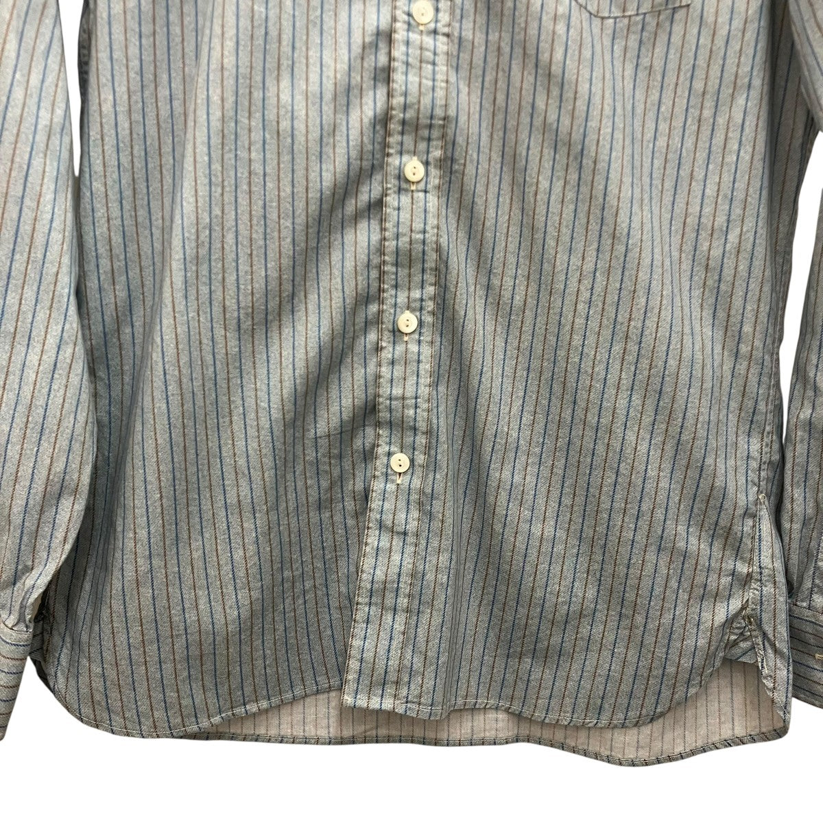 RRL ストライプシャツ 古着・中古-4枚目のアイテム画像