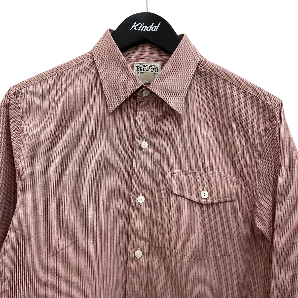 RRL チェックシャツ 古着・中古-3枚目のアイテム画像