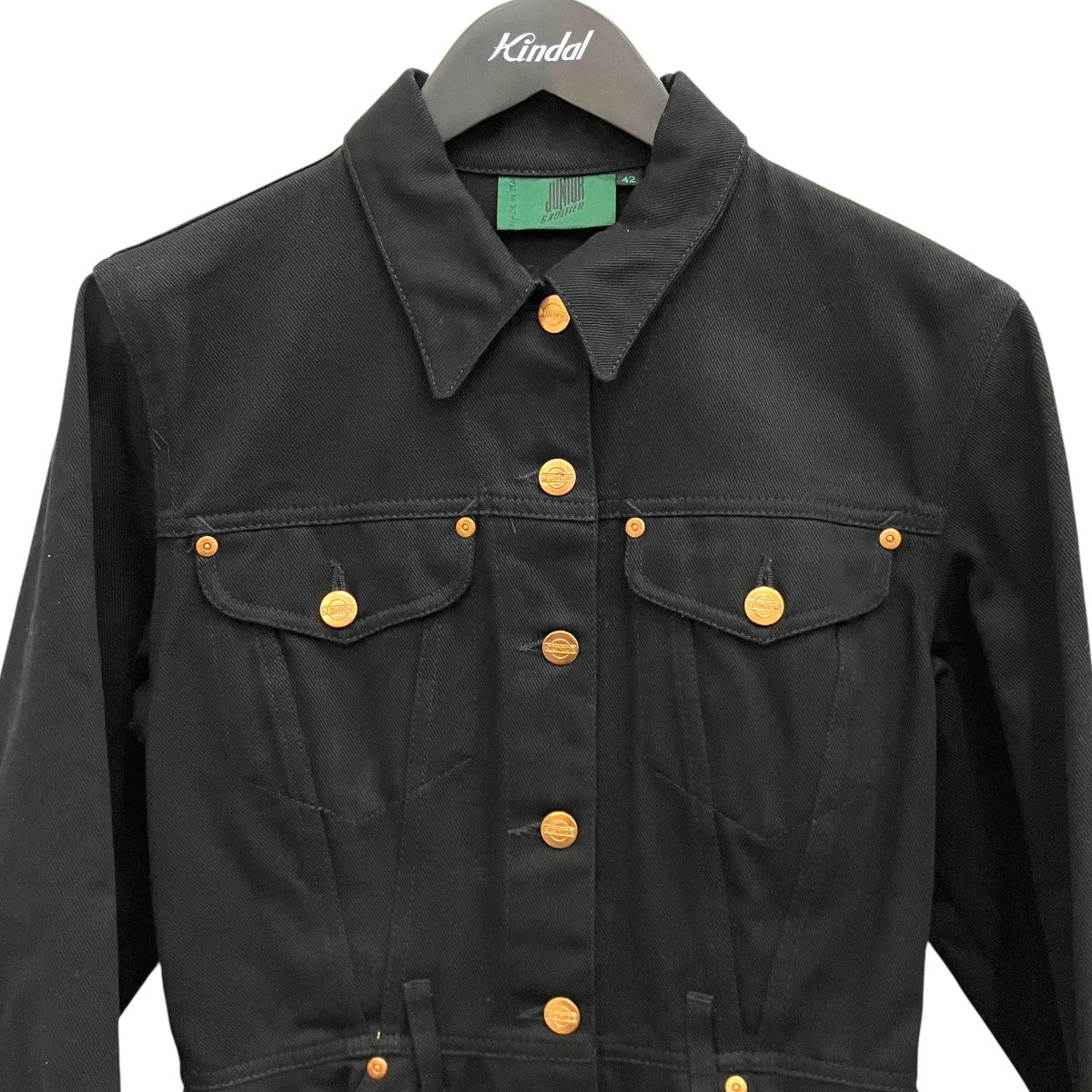 JUNIOR GAULTIER ペプラムデニムジャケット 古着・中古-3枚目のアイテム画像