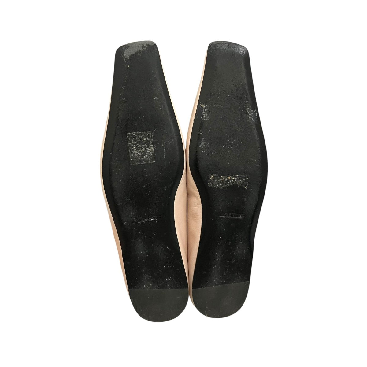 JIL SANDER(ジルサンダー) スクエアトゥーフラットパンプス ピンク