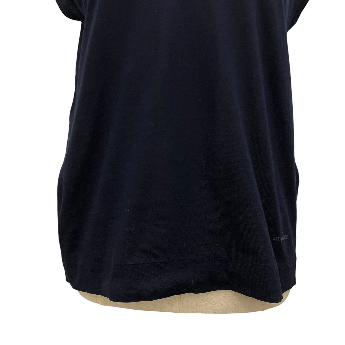 JIL SANDER ノースリーブ コットン ポロシャツ705036 古着・中古-4枚目のアイテム画像
