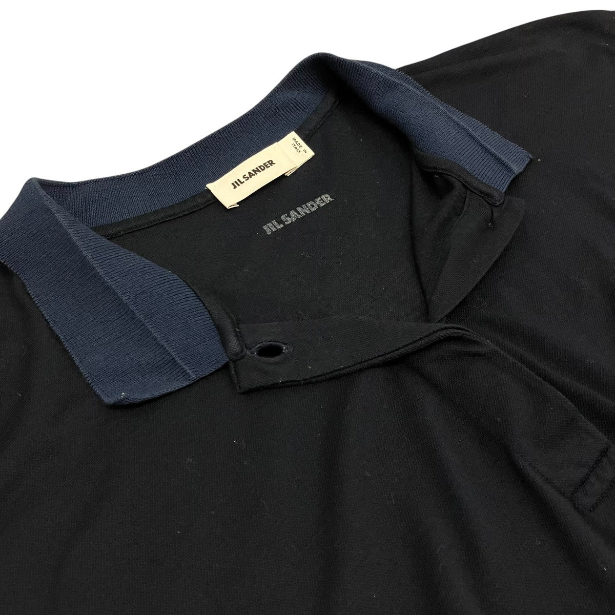 JIL SANDER ノースリーブ コットン ポロシャツ705036 古着・中古-5枚目のアイテム画像