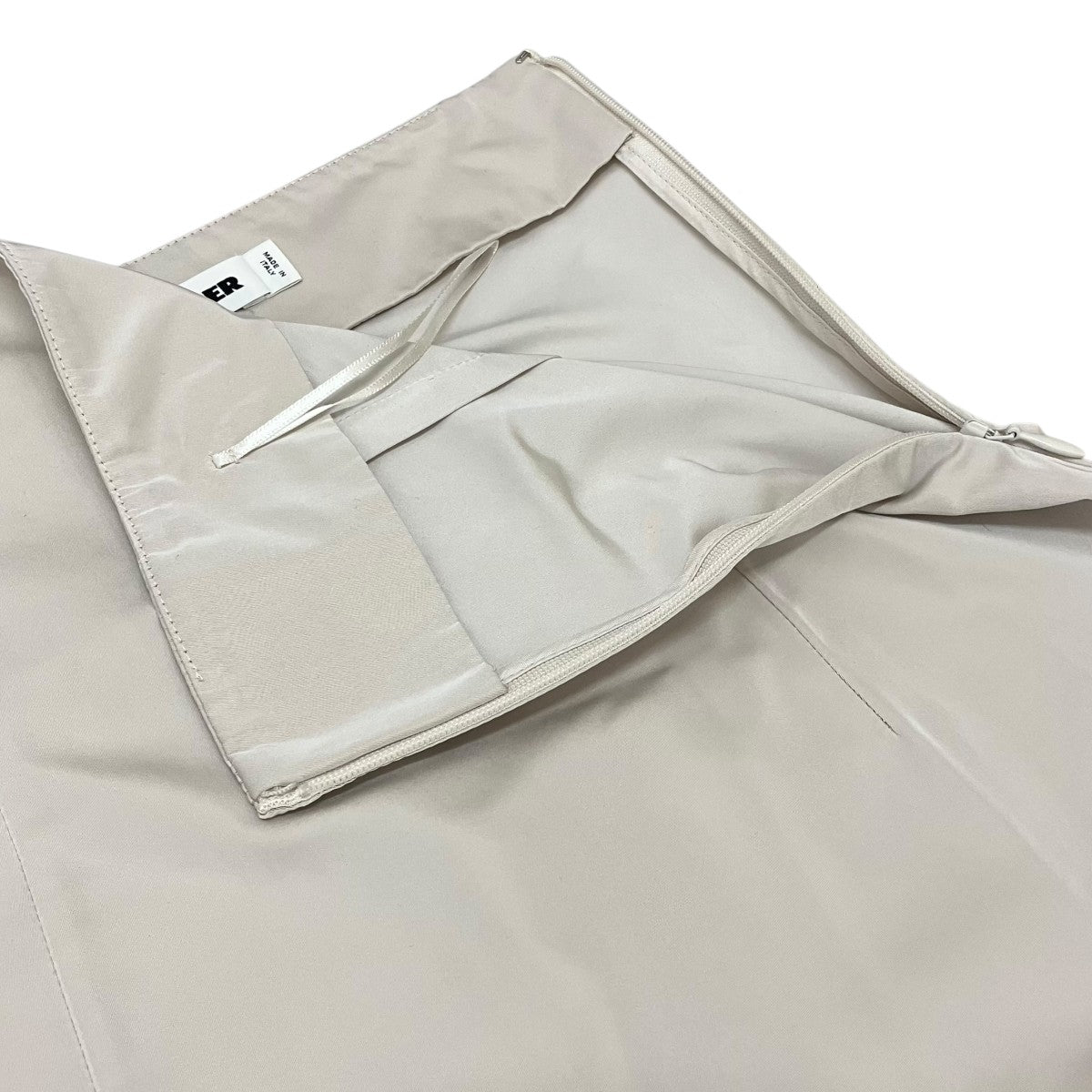 JIL SANDER ポリエステルシルク アシンメトリー スカートJSPL351806 古着・中古-5枚目のアイテム画像