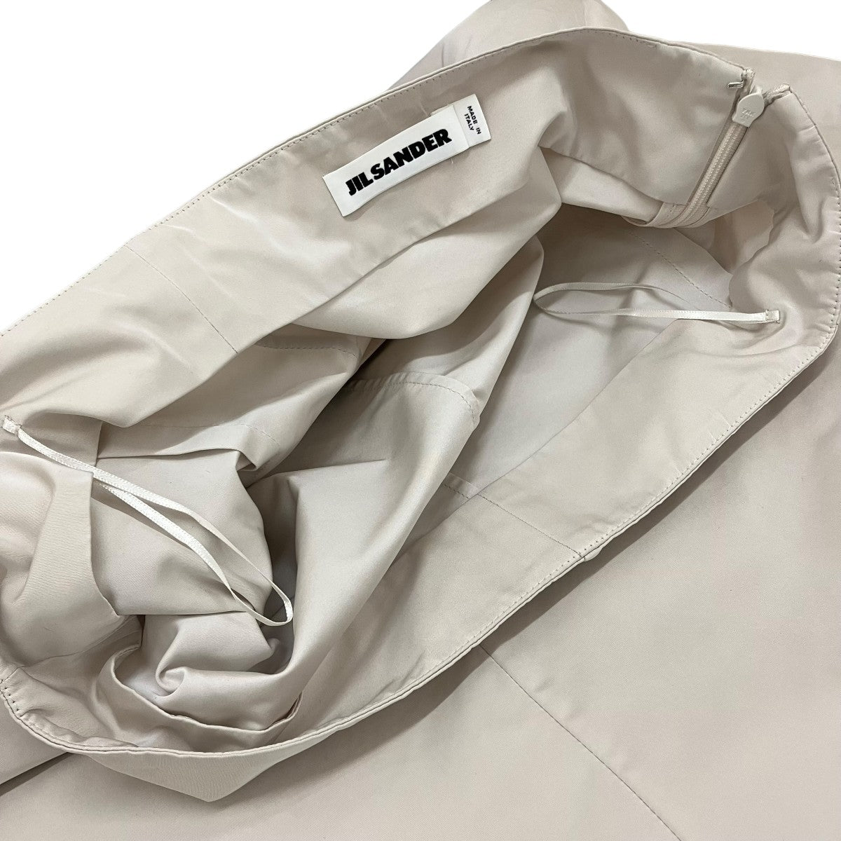 JIL SANDER ポリエステルシルク アシンメトリー スカートJSPL351806 古着・中古-6枚目のアイテム画像