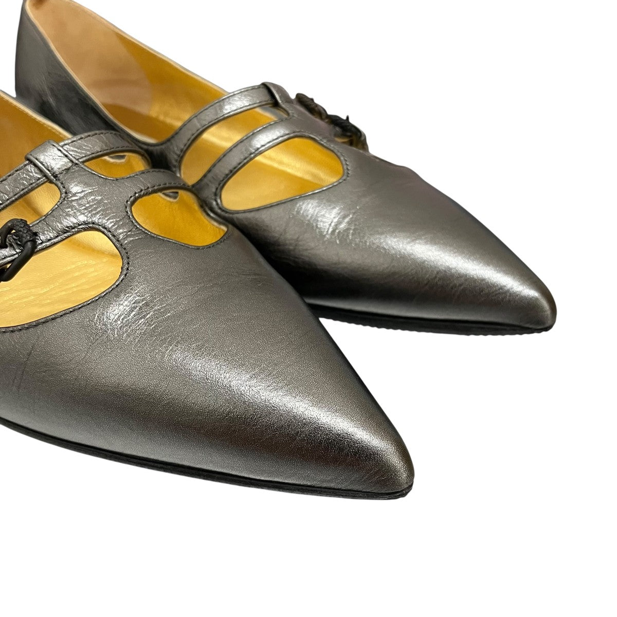 BOTTEGA VENETA ポインテッドトゥパンプス 古着・中古-7枚目のアイテム画像